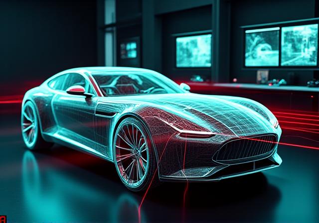 3D laserové skenování karoserie automobilu